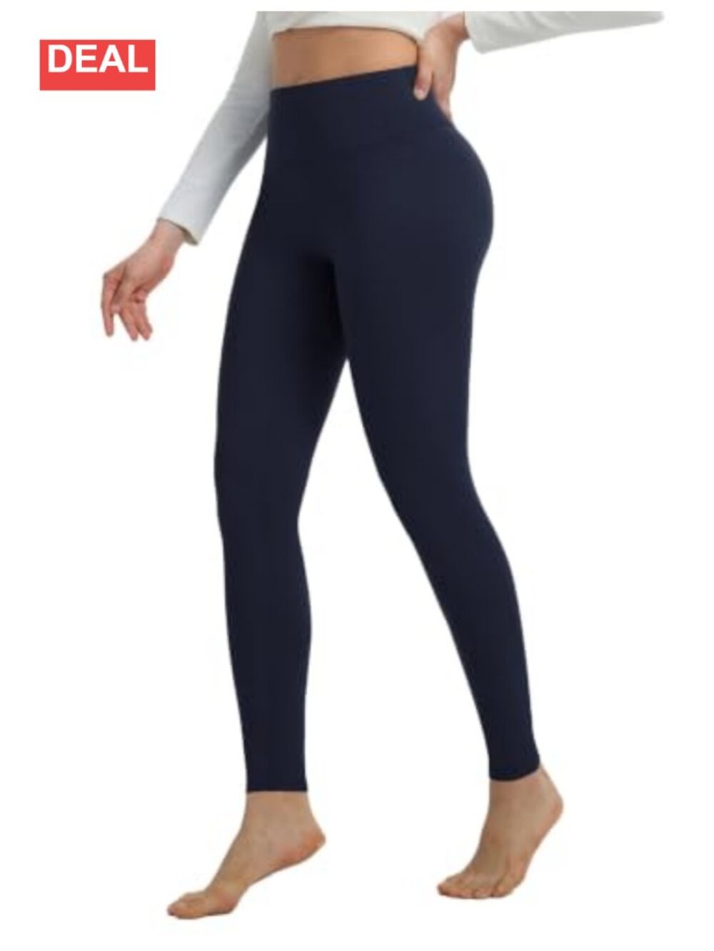 Fleece Lined Thermal Leggings Seamless High Waisted Yoga Pants